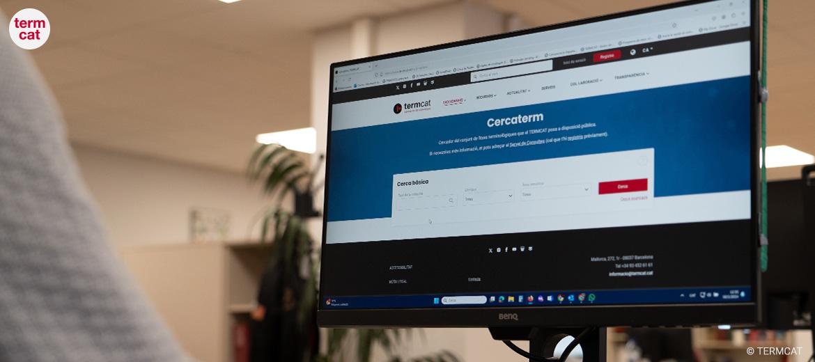 imatge d'una persona consultant el Cercaterm